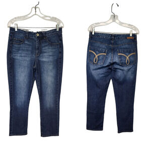 Calvin Klein Ankle Blue Denim Jeans Size 8